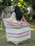 Justphulkari Hand Embroidery SAree