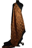Hand Embroidery Black Saree