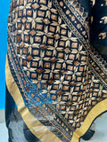 Hand-embroidered Chanderi Stole