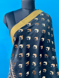 Hand-embroidered Chanderi Stole
