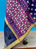 Hand Embroidered Chanderi Stole