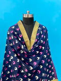 Hand Embroidered Chanderi Stole