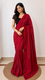 Palash Phulkari Saree