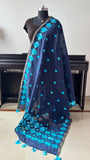 Neel Phulkari Dupatta