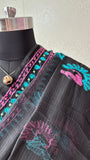 Black Hand embroidered saree