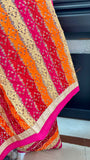Phulkari Dupatta on Organza