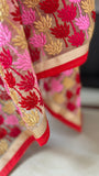 Phulkari Dupatta on Organza