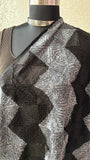 Hand-embroidered Pure Chinon Dupatta