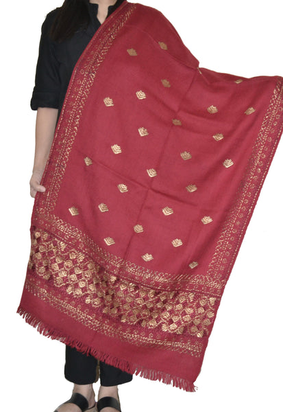 Just Phulkari Winter Shawl