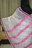 Hand Embroidered Phulkari Saree