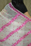 Hand Embroidered Phulkari Saree