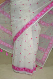 Hand Embroidered Phulkari Saree