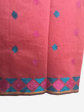JustPhulkari Pink Saree