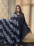 JustPhulkari Black Dupatta