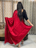 Red Phulkari Dupatta