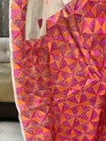 Hand Embroidery Phulkari Saree