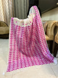 Hand Embroidery Phulkari Saree