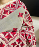 Hand Embroidery Phulkari Saree