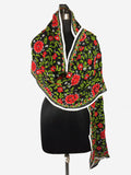 JustPhulkari Black Stole