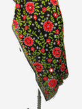JustPhulkari Black Stole