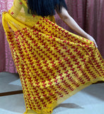 Hand Embroidery Phulkari Saree