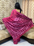 Hand Embroidery Phulkari Saree