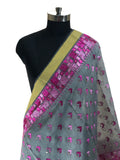 Just Phulkari Hand Embroidery Stole