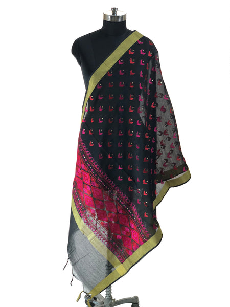 Just Phulkari Hand Embroidery Stole