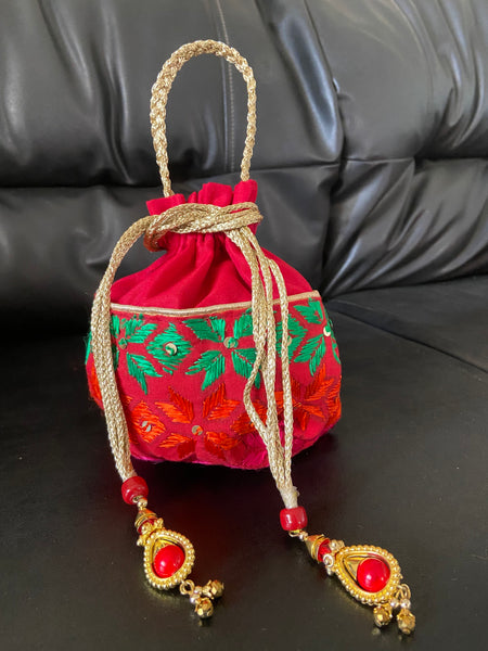 Just Phulkari Potli