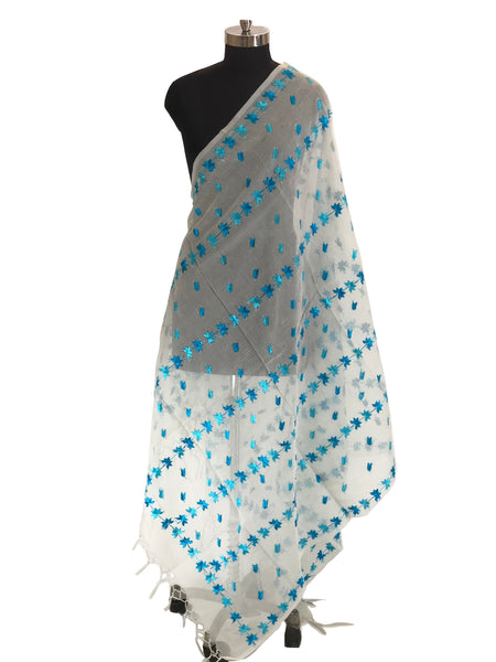 Just Phulkari Hand Embroidery Dupatta