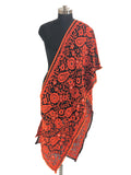 Just Phulkari Hand Embroidery Stole