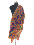 Just Phulkari Hand Embroidery Stole