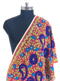 Just Phulkari Hand Embroidery Stole