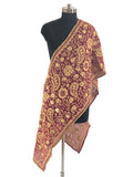 Just Phulkari Hand Embroidery Stole