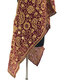 Just Phulkari Hand Embroidery Stole