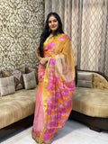 JustPhulkari Organza Saree