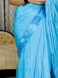 justphulkari.com Blue Saree