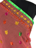 Hand Embroidery Red Dupatta JustPhulkari