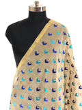 Just Phulkari Hand Embroidery Stole