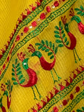 Hand Embroidery Saree
